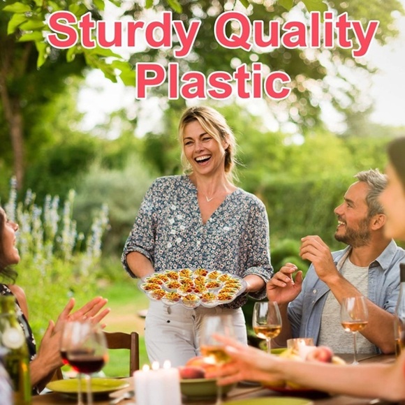 2 Deviled Egg Travel Carry Trays Storage Serving Trays Holds 48 Eggs - Picture 6 of 14